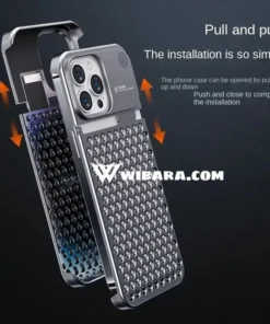 Ốp Lưng iPhone Tản Nhiệt Chống Sốc – Nhôm Cứng Cáp