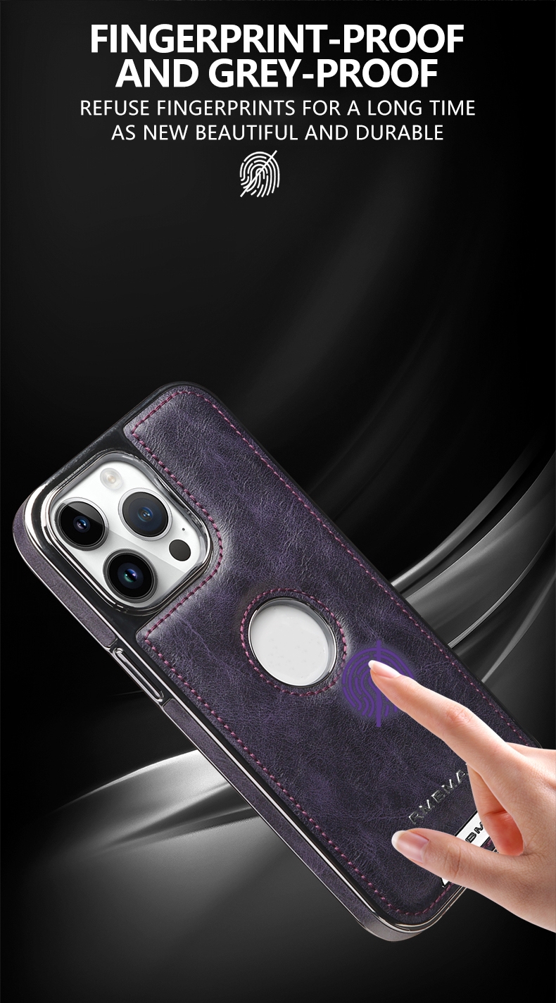 Ốp Da Nam LIGHT LUXURY iPhone 15 Pro Max – Sang Trọng & Chống Sốc