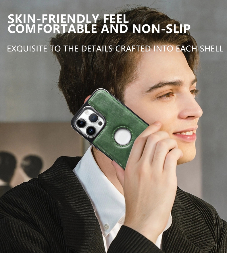 Ốp Da Nam LIGHT LUXURY iPhone 15 Pro Max – Sang Trọng & Chống Sốc