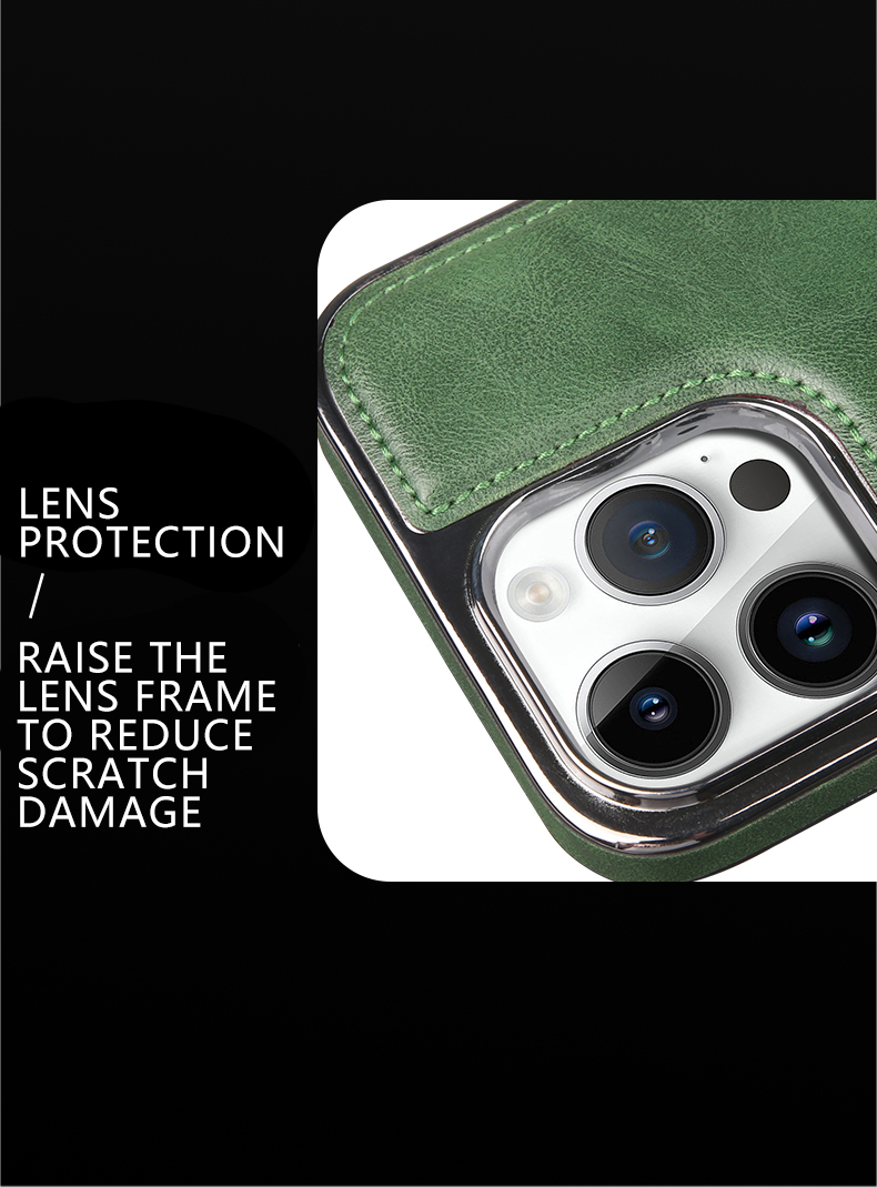 Ốp Da Nam LIGHT LUXURY iPhone 15 Pro Max – Sang Trọng & Chống Sốc